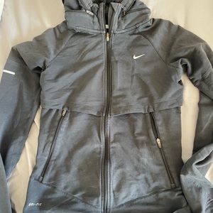 Black Nike dry fit jacket